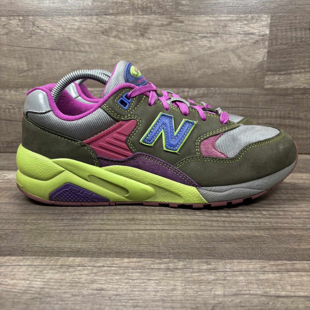 New Balance 580 Stray Rats Brown Green Mens US Size 9.5 EUR 43 MT580ST2 Sneakers